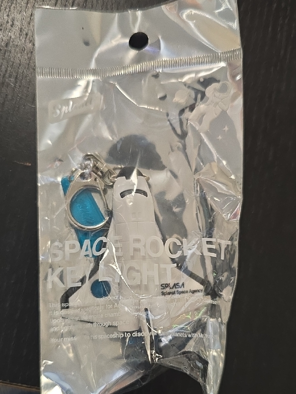 Space Rocket Keylight Keychain